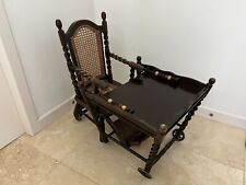 Victorian Metamorphic Oak Caned Childs High Low Chair Millson's London Victorian