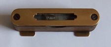 VERY UNUSUAL SMALL BRASS AND WOOD SPIRIT LEVEL  WITH OUTRIGGERS , WHATS IT FOR ?