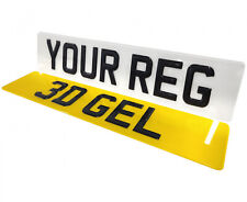 3D Premium Gel Digits on FRONT & REAR Full Size Novelty Show Plates - Assembled