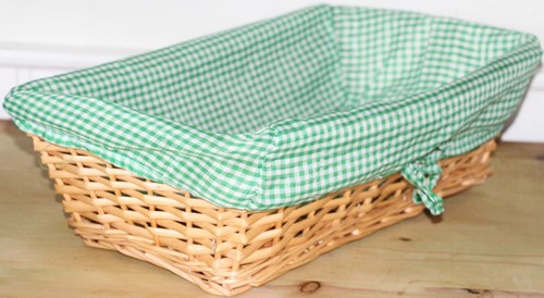 French green gingham checked - gingham,