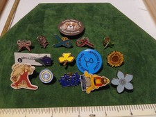 15 Mixed Charity Pin Badges