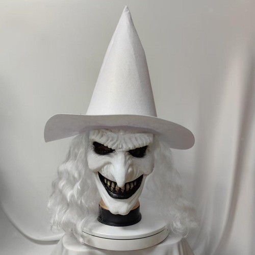 Witch mask latex creepy - latex,