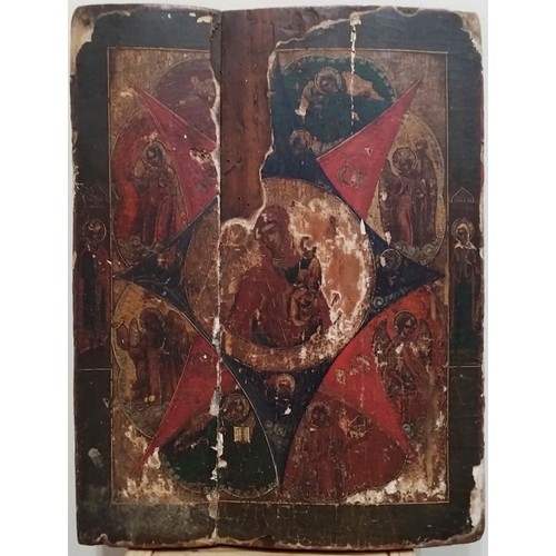 Antique russian orthodox icon - antique,