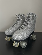 Zara Rhinestone Roller Skates