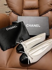 CHANEL Ballerina Flats Black