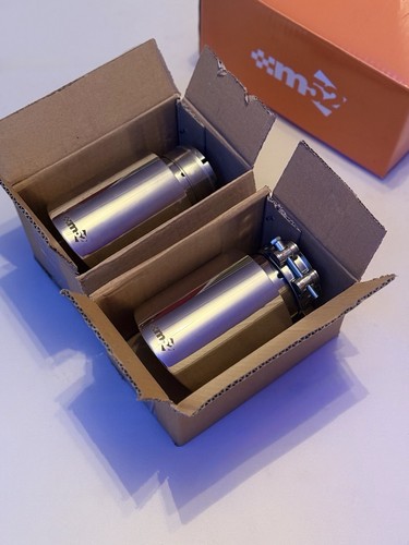 Mountune chrome exhaust tips - chrome,