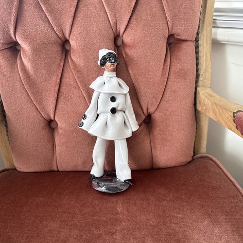 Ceramic vintage pierrot - ceramic, clown