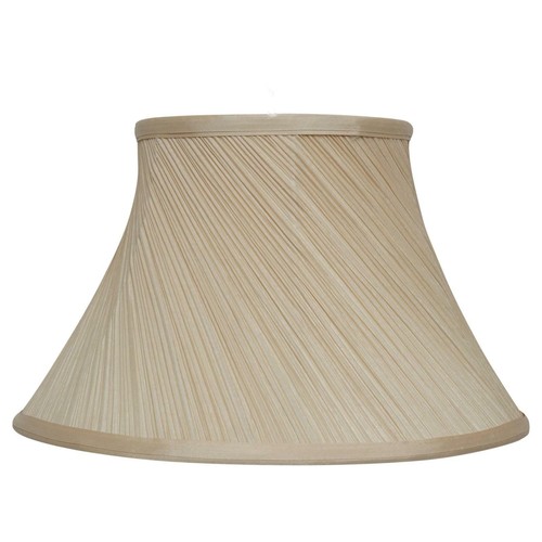 Twisted pleat fabric lampshade - twisted,