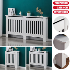 Radiator Cover Modern White Traditional Wood Grill Cabinet Shelf Furniture MDF