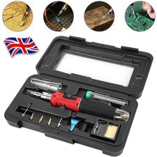 Cordless Auto Ignition Butane Gas Soldering Iron Kit Self Ignite Welding Torch Y