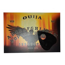 Ouija board talking - ouija,