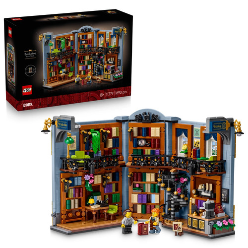 Lego icons bookshop - bookshop:, book