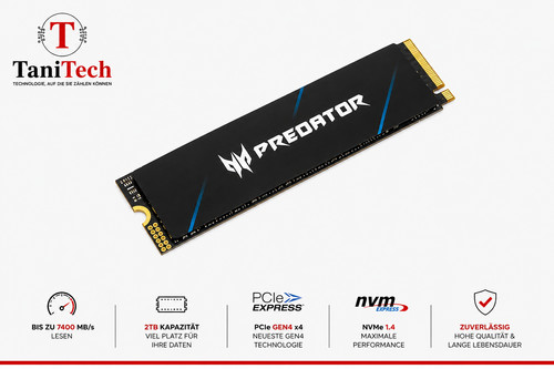 Acer predator ssd 2tb gm6 - m.2,