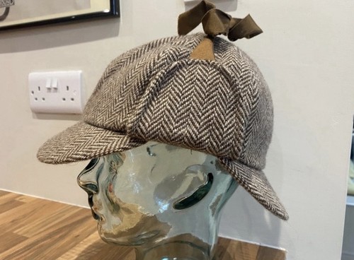 Vintage tweed deerstalker hat - deerstalker,