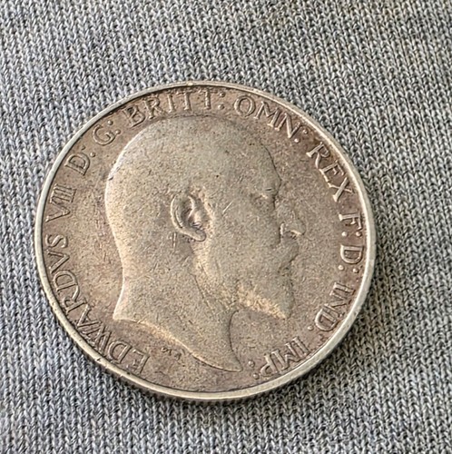 Silver florin edward vii 1907 - edward,