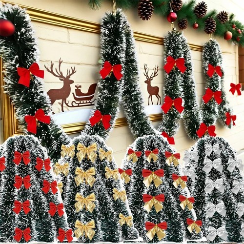 Christmas garland tinsel - garland,