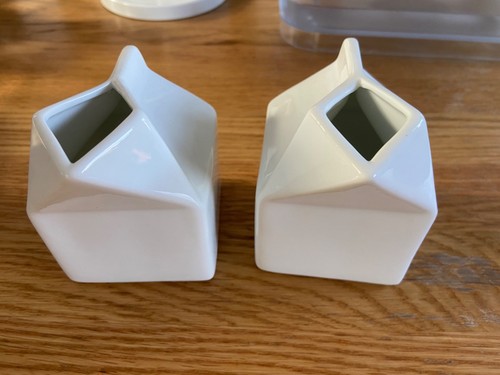 White porcelain milk - porcelain, jug