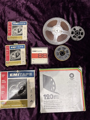 Vintage reel tapes emi - reel,