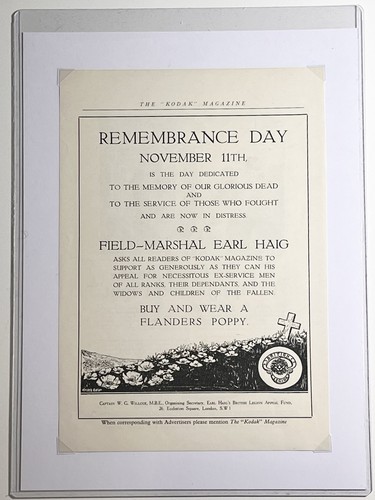 1926 british legion earl haig - british,
