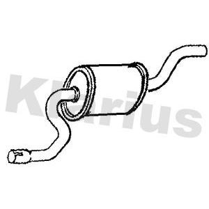 Klarius centre exhaust pipe - klarius,