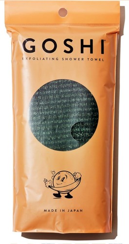 Goshi exfoliating shower towel - exfoliating,