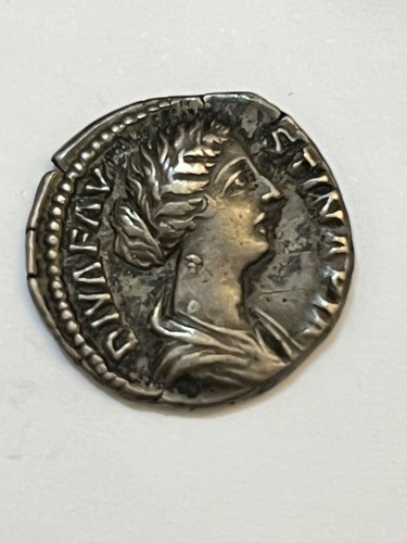 Faustian silver denarius - silver,