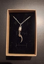 Taxidermy crow claw necklace - taxidermy,