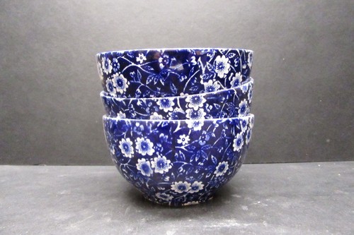 Burleigh blue calico - calico,