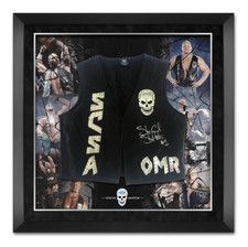Stone Cold Steve Austin Signed & FRAMED Austin 3:16 VEST AFTAL COA
