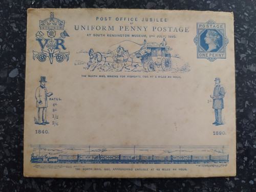 1890 uniform penny - qv-, -uniform