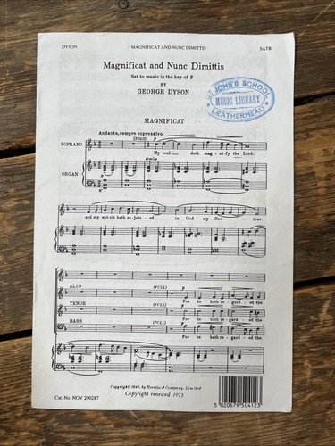Magnificat and nunc dimittis - and,