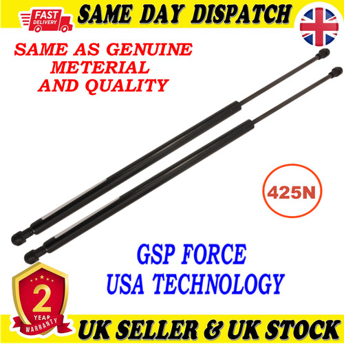 Tailgate boot gas struts - 2x,