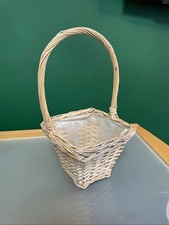 Square Rustic Wicker Basket