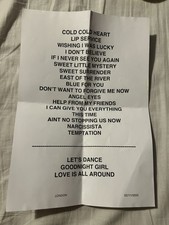 Marti Pellow Setlist - London O2 Arena 02/11/2025