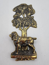 Vintage Brass Spaniel Dog Door