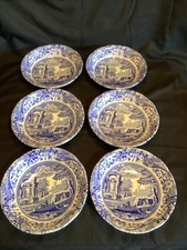 6  Spode Blue Italian Cereal /