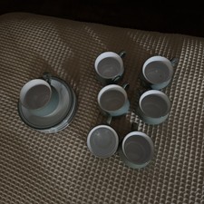 Denby 8 Plate Sets Green and