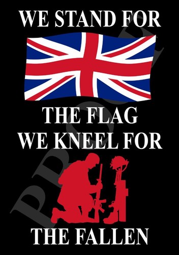 Remembrance day metal sign - day,