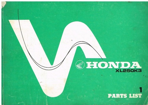 Honda xl250k3 original - xl250k3, 1975