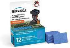 Thermacell Mosquito and Midge Protection Refills for Backpacker 12 Mats