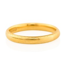 22ct gold wedding band vintage - wedding,