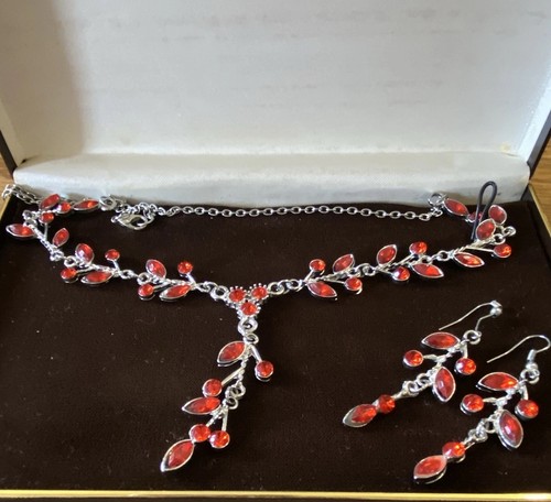 Necklace earrings set - necklace,