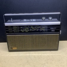 Fidelity RAD26 Vintage 1970s 3 Band Portable Radio (MW/LW/FM)