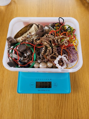 Joblot 1kg bag mixed - mixed, jewellery