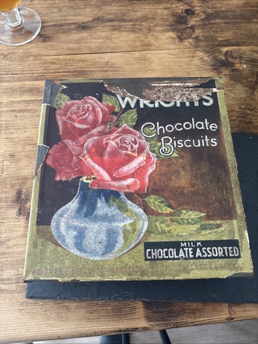Wrights chocolate biscuits tin - wrights,