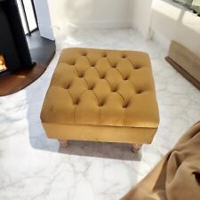 Square Chesterfield Footstool