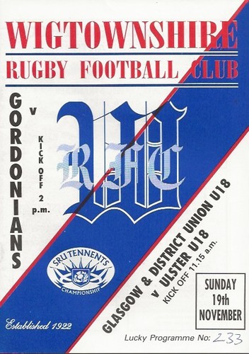Glasgow district union u18 v - u18,