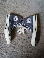 Blue Converse Hi Top Kids Sneakers Size UK 13