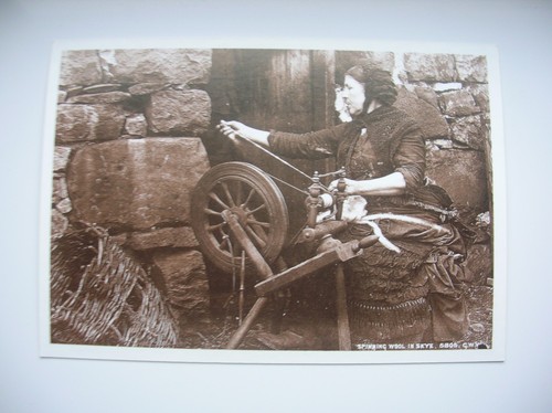 Skye postcard spinning wool - -,