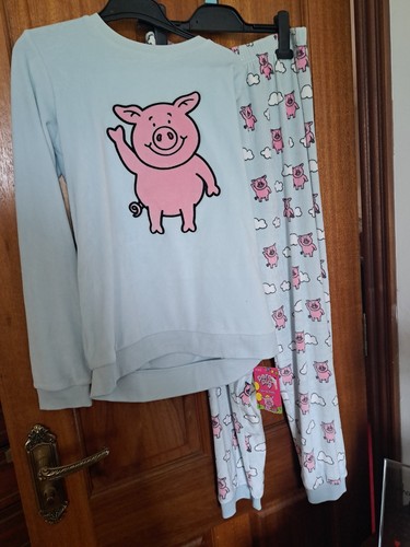 Girls percy pig fleece - pig,